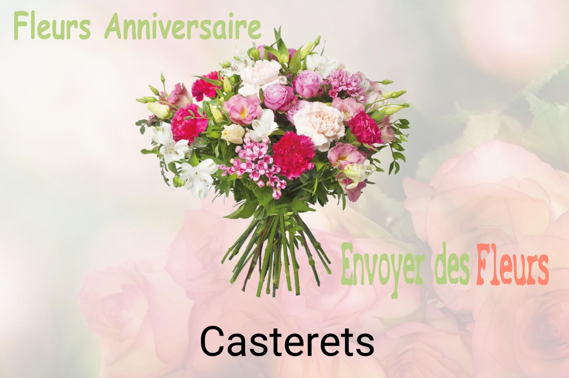 Bouquet de fleurs d’anniversaire livré à Casterets